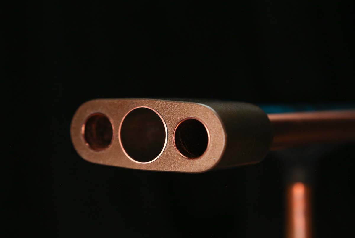 Copper Flute Triune - Detail view